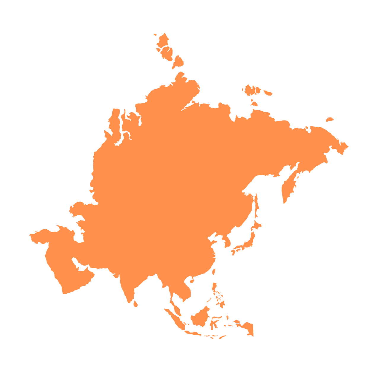 Continents-World-Asia-Document-in-yellow-blue-white-Illustrative-Style